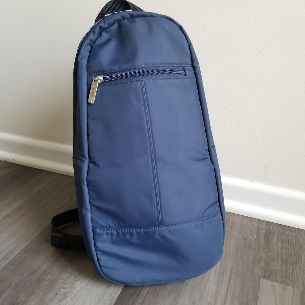 Travelon Anti Theft Slim Sling Crossbody Bag Blue/Teal